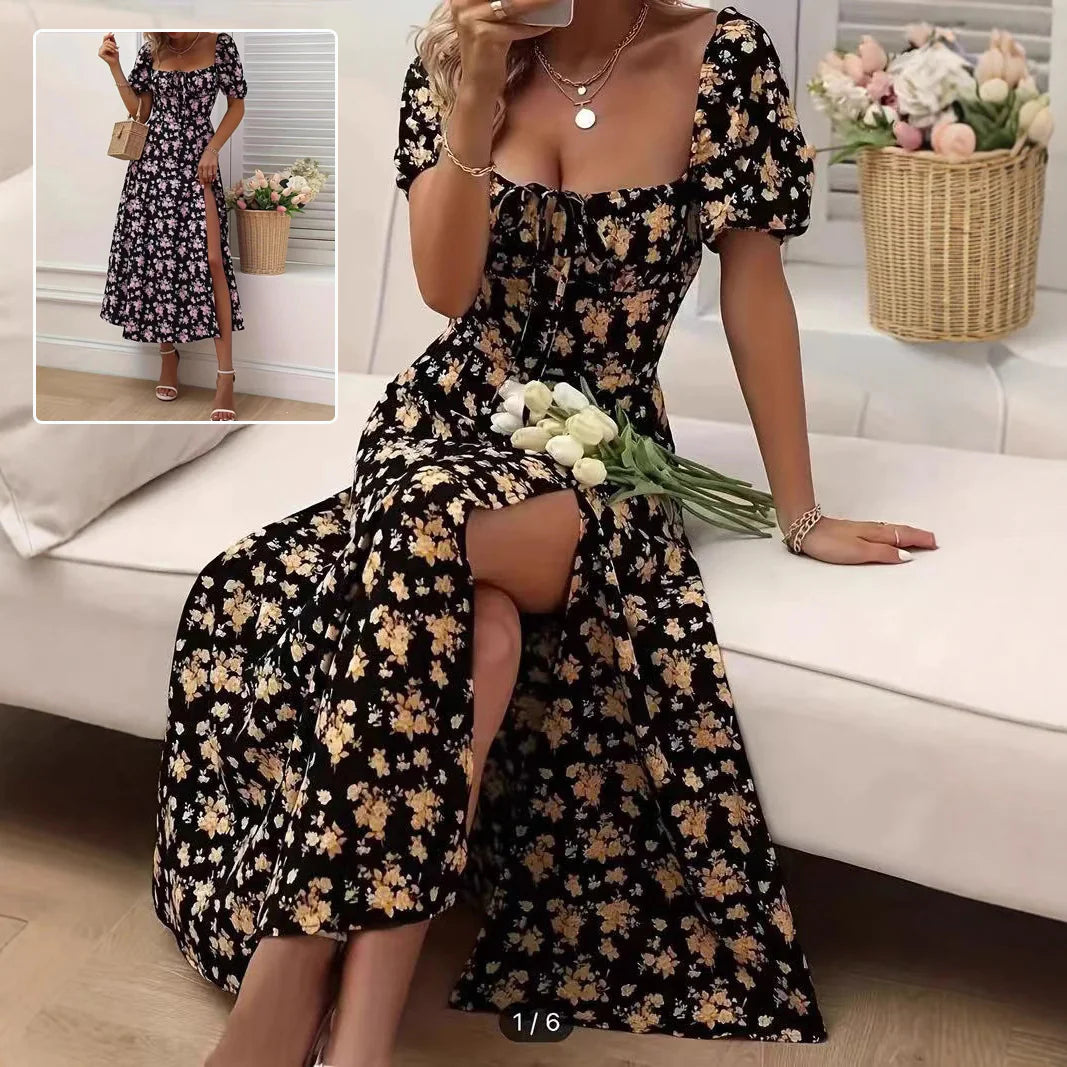 Floral Split Dress