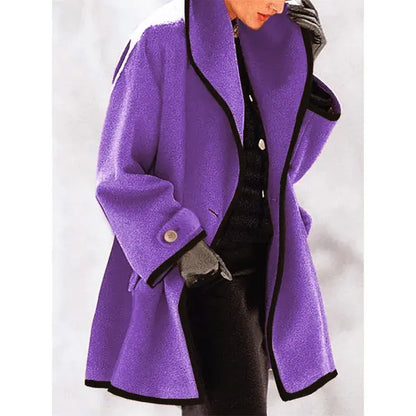 Women's Thick Plush Coat for Autumn and Winter Fashion