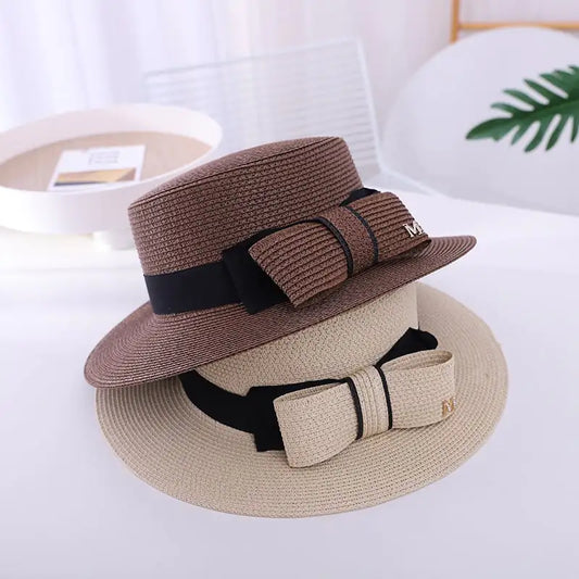 Bow Sun Protection Flat-top Cap