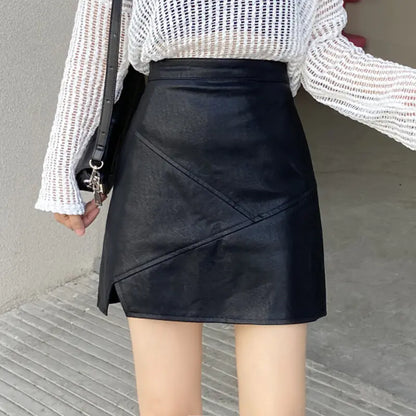 High Waist A-line Short Skirt for Women