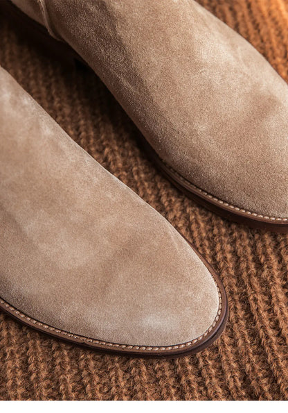 Genuine Leather Women's Ankle Boots and Flats