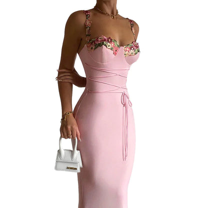 Autumn Waist Girdling Dress