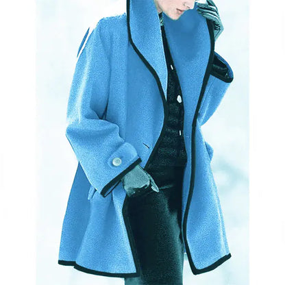 Women's Thick Plush Coat for Autumn and Winter Fashion