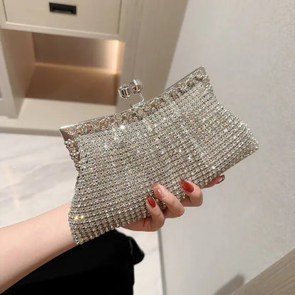 Luxury Rhinestone Handbags for Weddings and Parties