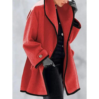 Women's Thick Plush Coat for Autumn and Winter Fashion