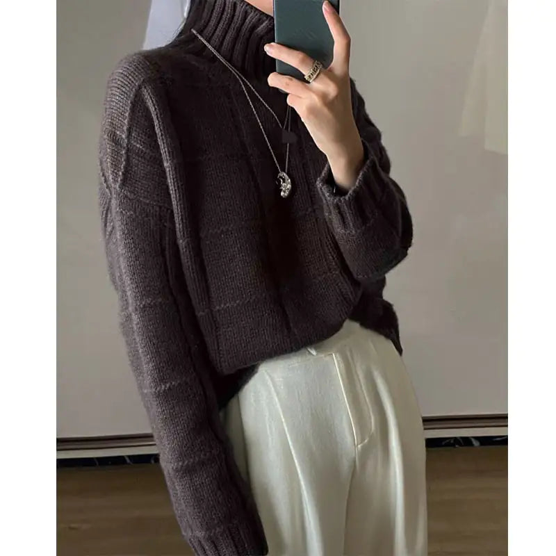 Women's Thick Knitted Loose Wool Sweater
