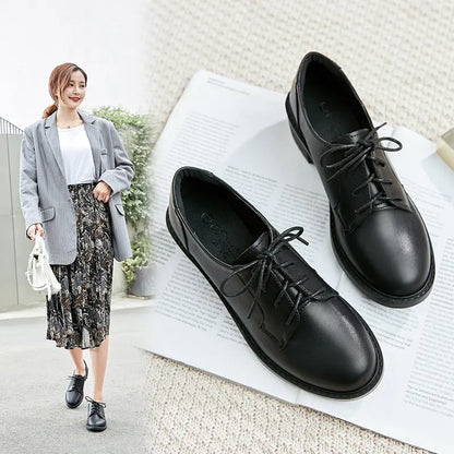 Women's Spring 2020 Chunky Heel Leather Loafers