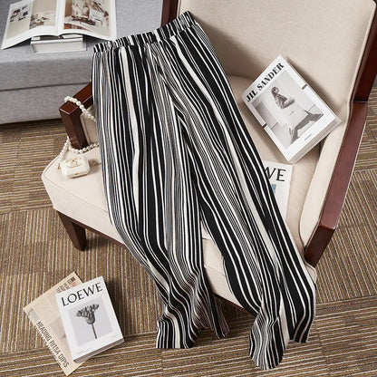 Extra Large Wide-Leg Pants for Women (300 Catties)