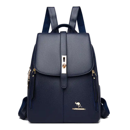Fashion Leather Backpacks for Women and Girls