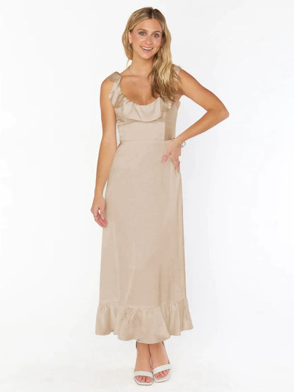 Lace Up Summer Dress for Women