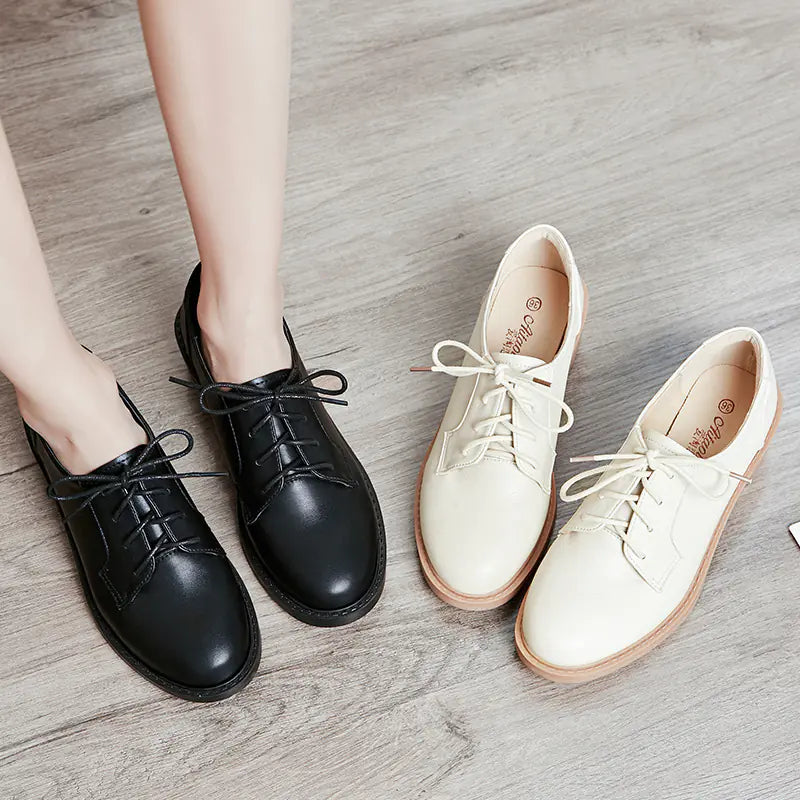 Women's Spring 2020 Chunky Heel Leather Loafers