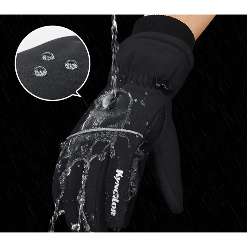 Thickened Ski Gloves Cold Sports Touch Screen Warm Gloves